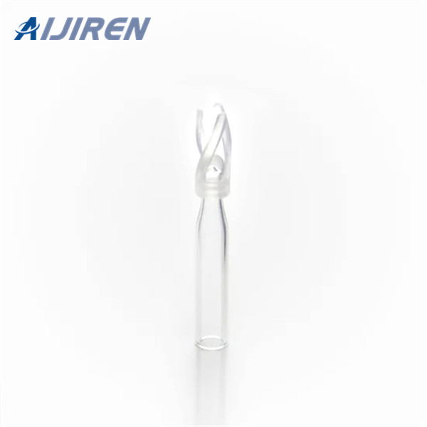 <h3>0.3mL Clear Silanized Glass Conical Insert with PE Polyspring,</h3>
